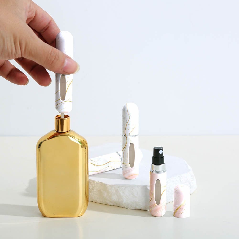 Deep Starry Shade 5ml Bottom Load Mini Scent Vial, Portable Pocket Travel Fragrance Atomiser 3 Pack, Starry Blue