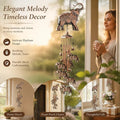 Antique Hollow Metal Elephant Wind Chime, Iron Craft Wind Bell Hanging Decor For Patio, Charming Outdoor Present