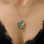 Classic Oval Time Gem Alloy Pendant Jewelry, Silver Tone, Romantic Holiday Gift For Wedding Banquet