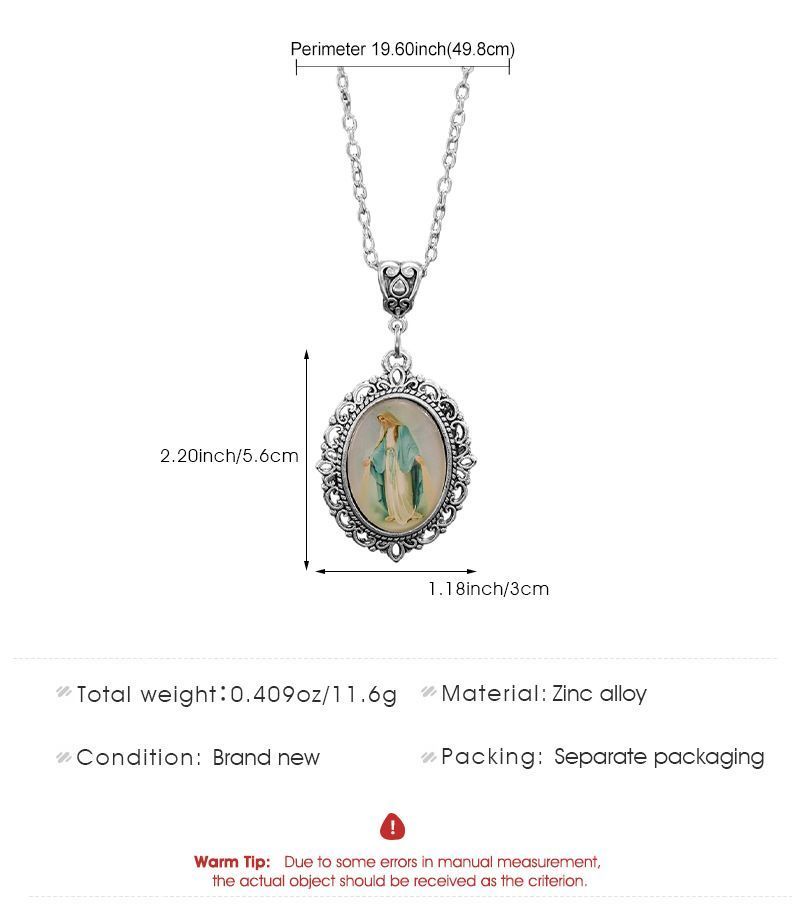 Elegant Oval Time Gem Glass Alloy Charm Necklace, Antique Silver Finish, Exquisite Gift For Anniversary & Cocktail Party
