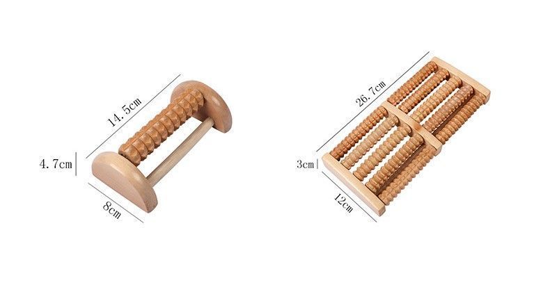 Five-Row Triple Gear Foot Roller Massager, Multi-Point Sole Stimulation, Ideal Leisure Gift For Indoor Use