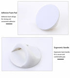 No Drill Self Adhesive Door Handle, Punch-Free Pull Handle For Cabinet, Drawer & Sliding Door, Strong Sticky Design, Blue, 2 Pcs, Practical Home Renovation Gift