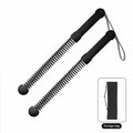 Cordless Spring Battle Rope, 3.42 Lbs A Pair, 17.32in Black, Indoor & Outdoor Fitness Training Rope, Arm & Muscle Workout Equipment, With Storage Bag, Great Home Workout Gift