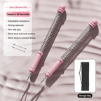 Wireless Fitness Spring Battle Rope, 3.09 Lbs A Pair, 16.93in Pink, Muscle & Arm Training Swing Rope, Indoor Outdoor Workout, With Storage Bag, Stylish Sports Gift
