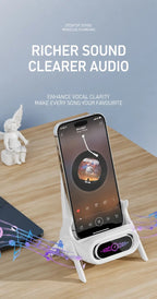 Vertical Chair Shaped Phone Holder, Magnetic Wireless Charger, Lazy Mobile Support Bracket For Entertainment, Pink, Lovely Daily Office Accessory Gift