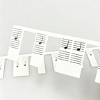 88 Keys Black Piano Note Strip 1pcs Keyboard Sticker