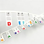 88 Keys Color Piano Note Strip 1pcs Keyboard Sticker