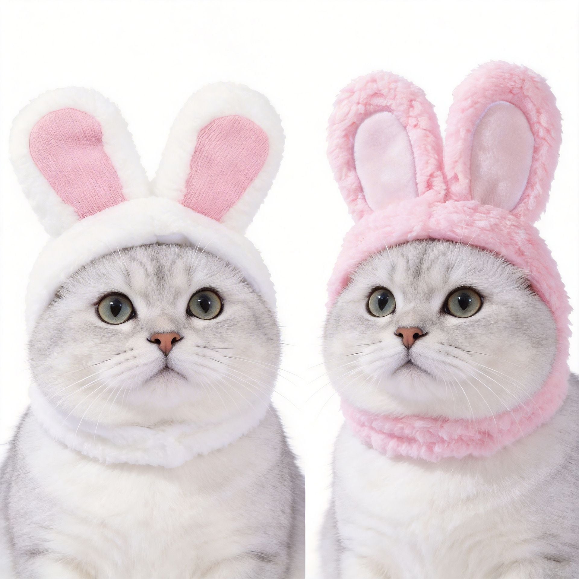 4 Pcs Adorable Bunny Ears Cat Hat