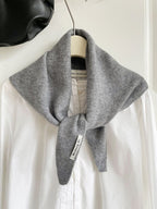 2pcs Fashion Warm Triangle Scarf - Medium Grey, 35×105cm