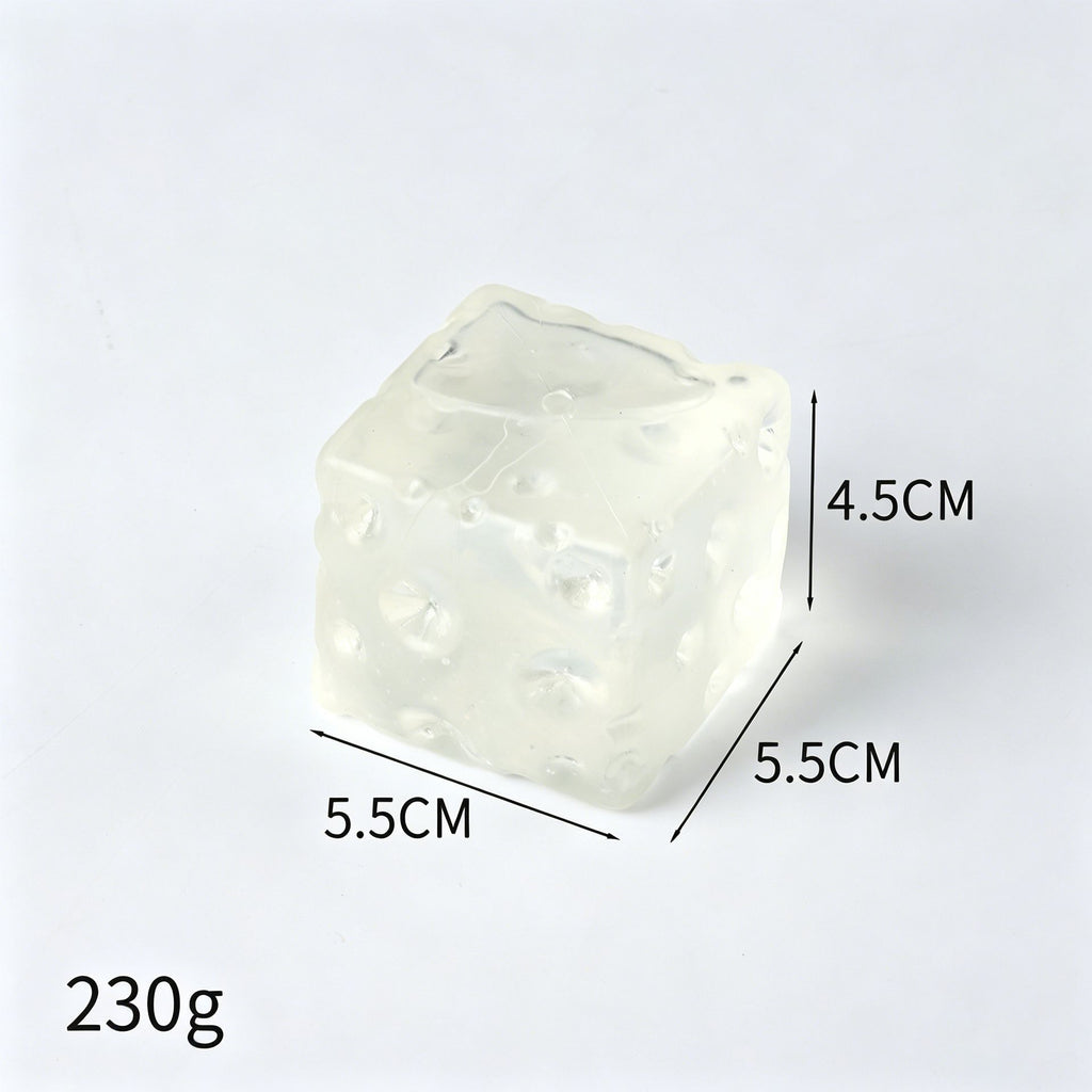 Transparent Cheese Squishy 5.5cm