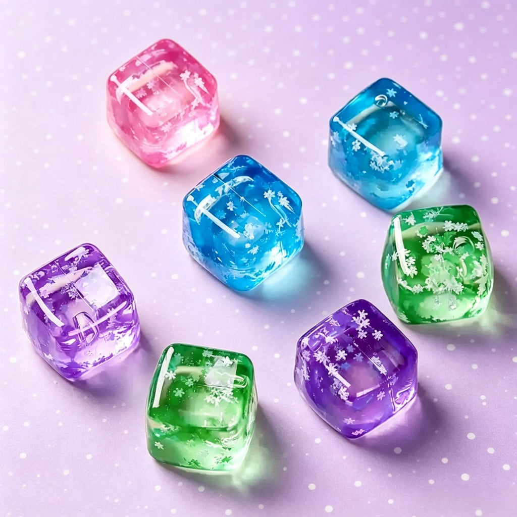 Ocean Themed Ice Cube Squishy Toy