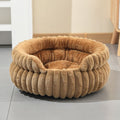 Notch Version Round Bed - Coffee, Size S: 40×40×15cm