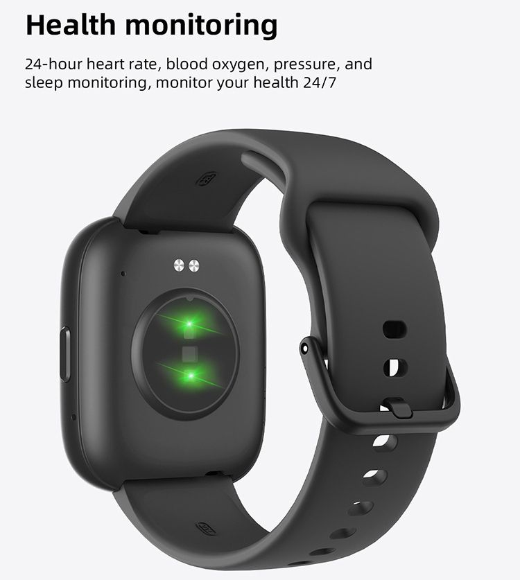 Smartwatch Voice Assistant Bluetooth Calling Health Monitoring Step Tracking  Message Alerts/golden