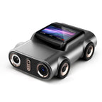 Creative Car-Shaped 2K HD Thumb Camera: Mini & Portable, Auto Focus, Clear in Low Light, Captures Every Wonderful Moment of Childhood and Life(G5 gray 32G memory card）