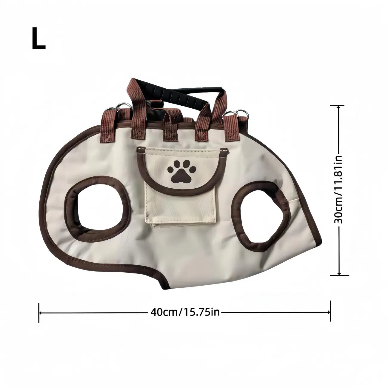 Oxford Fabric Pet Three-in-One Travel System: Horizontal Back Design Protects Spine, Four-Leg Separation, Three Uses in One: Kennel, Backpack, and Leash/M size [recommended weight 8-13 kg]