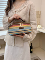 PU Large Capacity, Your Perfect Travel Companion — Stylish & Versatile Three-Dimensional Makeup Bag./Caihongge