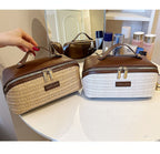 PU Large Capacity, Your Perfect Travel Companion — Stylish & Versatile Three-Dimensional Makeup Bag./Caihongge