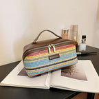 PU Large Capacity, Your Perfect Travel Companion — Stylish & Versatile Three-Dimensional Makeup Bag./Xiaocaige