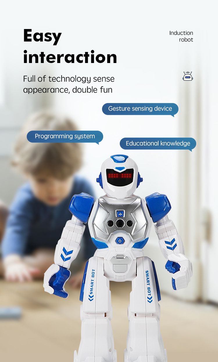 Intelligent Induction Robot(YELLOW): Your Child's Tech Enlightenment Companion, an Early Learning Assistant That Makes Education Fun/YELLOW