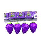 Extra large purple grape squishy toy, realistic and plump TPR soft gel, 19.5cm super size, soft and bouncy for ultimate stress relief, a desktop decompression tool suitable for both adults and children.