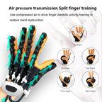 Upgraded Rehabilitation Training Glove, Mirror Training with Independent Single Finger Control, 9-Level Adjustable Force, Wireless Portable with Smart Memory – A Great Helper for Hand Function Recovery./Right hand XXL code (glove+host+mirror)