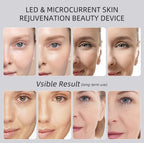 Beauty Device: Red and Blue Light, Home Use, Portable, Vibrating, Multi-Functional, with Voice Guidance, 5-Color Light Therapy, Eye Massage, Eye Care Device/"Upgrade" pink beauty introducer
