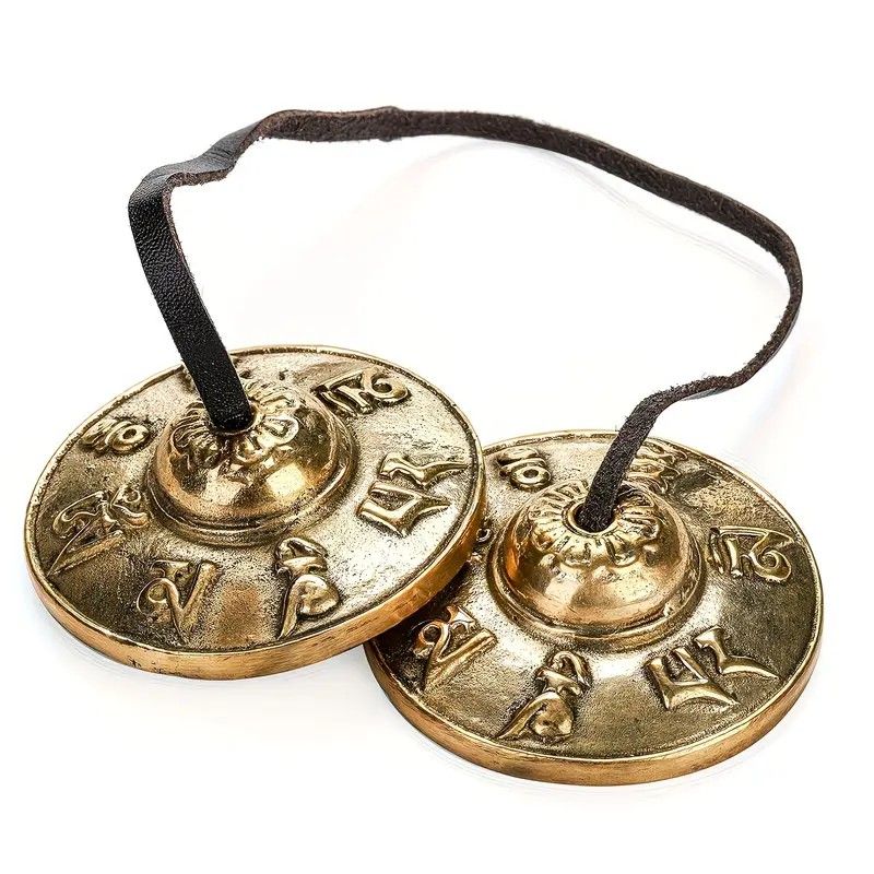 Mindfulness Chakra Healing Choice: Nepalese Handmade Brass Singing Bowl Bell, Ancient Casting with Ethereal Resonance, the Soul Companion for Yoga, Spiritual Practice, and Relaxation/Shuanglong jingle bell