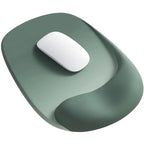Ergonomic Gel Mouse Pad, 4-Layer Anti-Slip Breathable Support, Conforms to Wrist Prevents Strain, Pain-Free During Long Office Hours./black