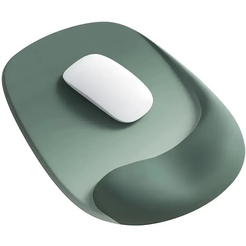 Ergonomic Gel Mouse Pad, 4-Layer Anti-Slip Breathable Support, Conforms to Wrist Prevents Strain, Pain-Free During Long Office Hours.YELLOW