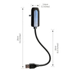 Christmas LED Projection Night Light | Six-Pattern Ambiance Projection Lamp, Plug-and-Play USB Lights Up a Healing Fairy-Tale Night