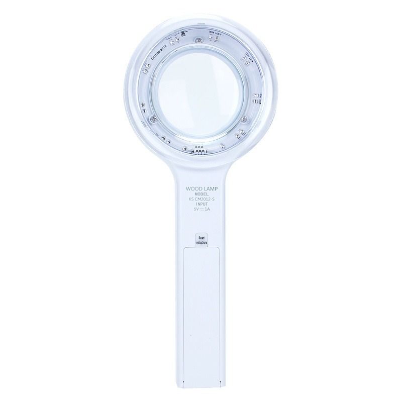 Wood's Lamp Skin Detector, One-Button Start with No Warm-Up, Clear Observation at 10cm Distance, LED Energy-Saving with USB Charging – A Great Helper for Home Skin Self-Check.
