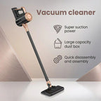 4-in-1 cordless vacuum cleaner, 50000RPM motor, 10000Pa suction, 180° rotating brush head, dual speed settings, lightweight and convenient./purple