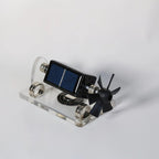 Magnetic levitation solar ornament, zero power consumption anti-gravity rotation, light luxury desktop decoration, full of tech appeal, perfect for gifting or personal use.