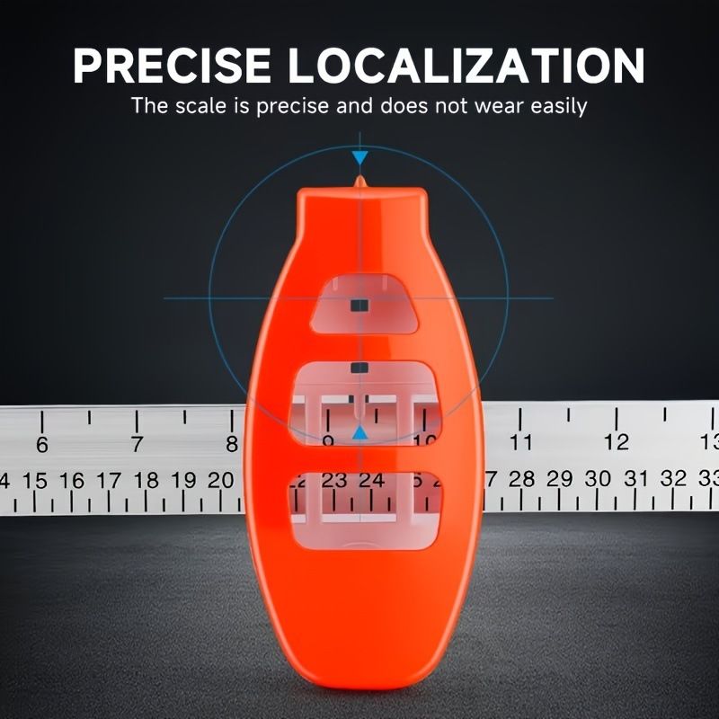 Picture Frame Hanging Balance Ruler | Nail Positioning · Angle Measurement · Level Calibration 3-in-1./ORANGE