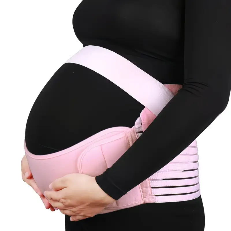 2-in-1 Pregnancy Support & Belly Band, Breathable Skin-Friendly Lightweight, Ergonomic Fit, Relieves Lower Back & Pubic Discomfort, Full Protection During Pregnancy & Postpartum/complexion.XL code