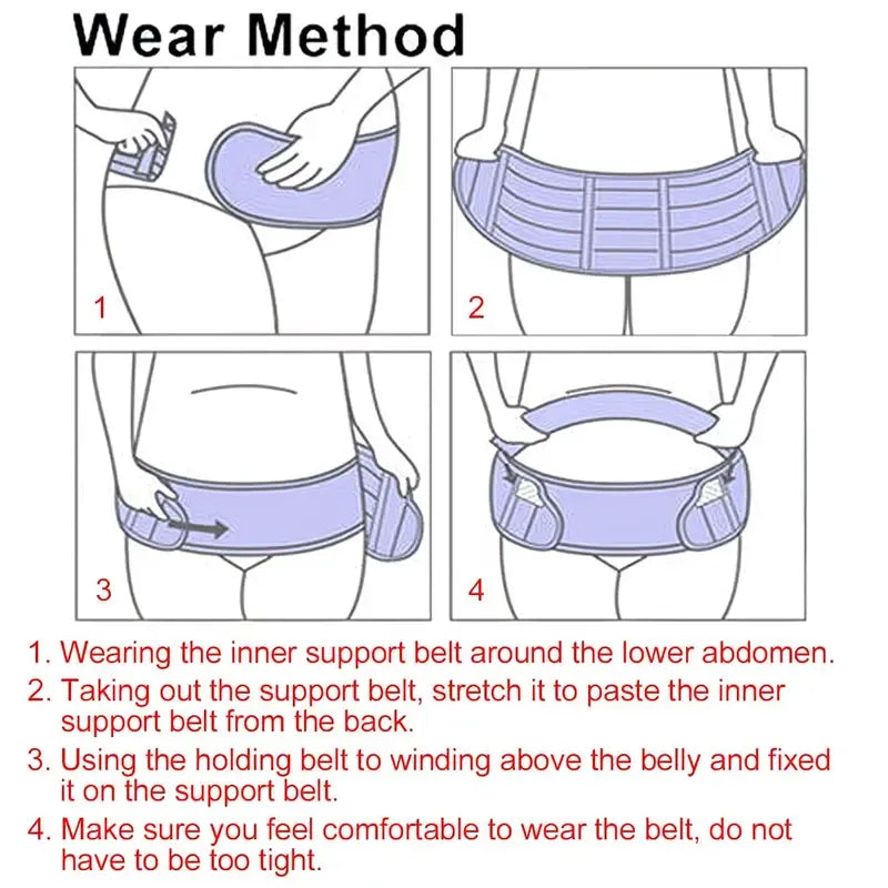 2-in-1 Pregnancy Support & Belly Band, Breathable Skin-Friendly Lightweight, Ergonomic Fit, Relieves Lower Back & Pubic Discomfort, Full Protection During Pregnancy & Postpartum/complexion.XL code
