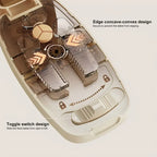 Rectangular Pill Cutter | Three Colors Available, Multi-Size Cutting, Travel-Friendly First Choice./Cream white