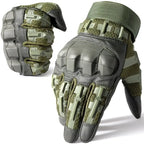 Full-Finger Multi-Functional Tactical Gloves, TPU Exoskeleton Impact Protection, Five-Finger Touchscreen Precision Control, Anti-Slip Wear-Resistant Palm, Essential for Outdoor Riding and Tactical Training./black.M code