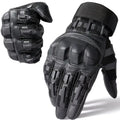 Full-Finger Multi-Functional Tactical Gloves, TPU Exoskeleton Impact Protection, Five-Finger Touchscreen Precision Control, Anti-Slip Wear-Resistant Palm, Essential for Outdoor Riding and Tactical Training./BLACK .L code