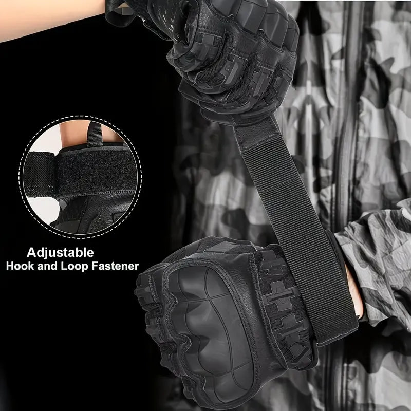 Full-Finger Multi-Functional Tactical Gloves, TPU Exoskeleton Impact Protection, Five-Finger Touchscreen Precision Control, Anti-Slip Wear-Resistant Palm, Essential for Outdoor Riding and Tactical Training./GREEN .XL code