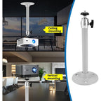 Holder of Plafond Videoprojecteur Mounted Aluminum Mounted Au Plafond Rotation a 90 Degree 360 Wall
