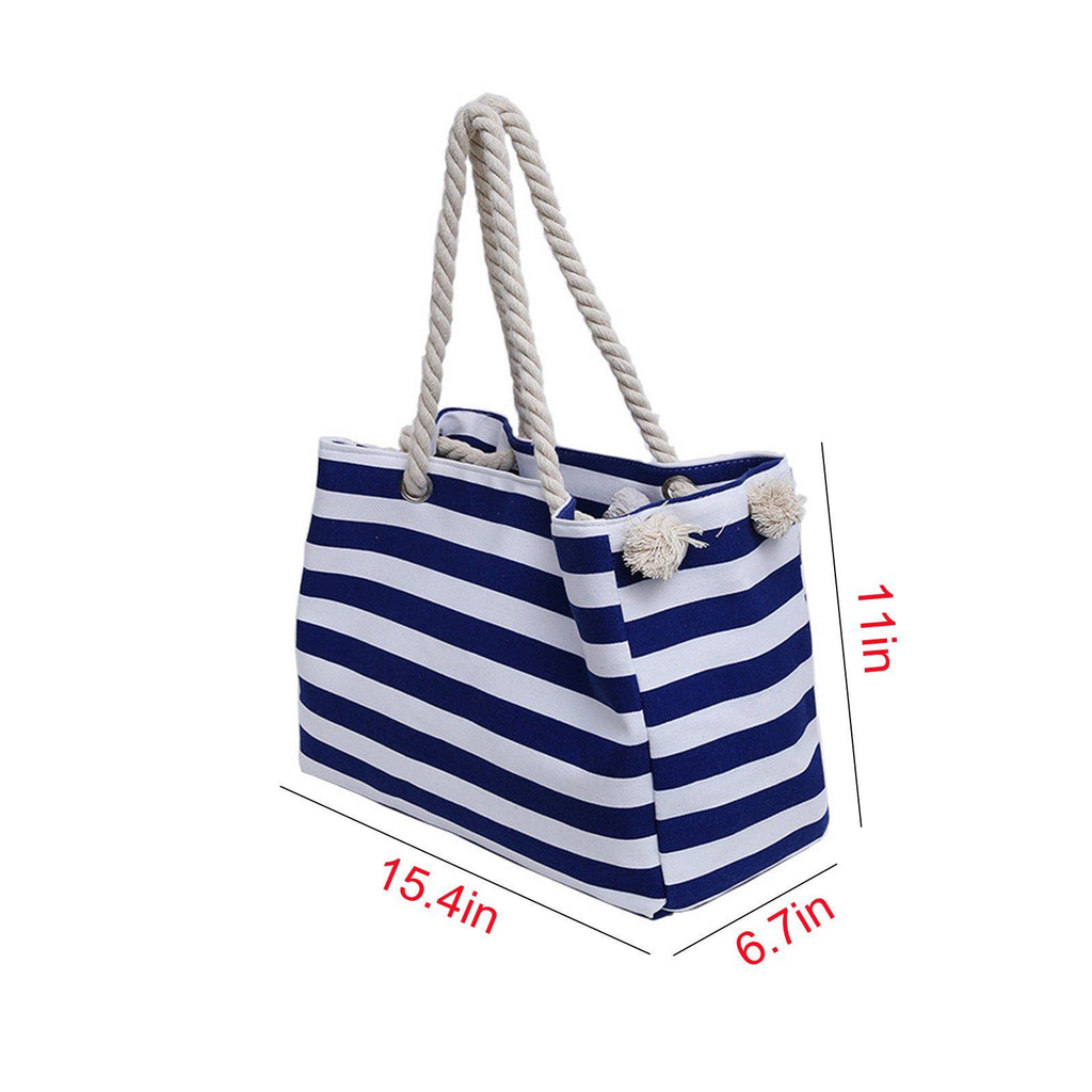 Extra Large Waterproof Beach Tote Bag With Zipper for Women Travel Gym Shopping