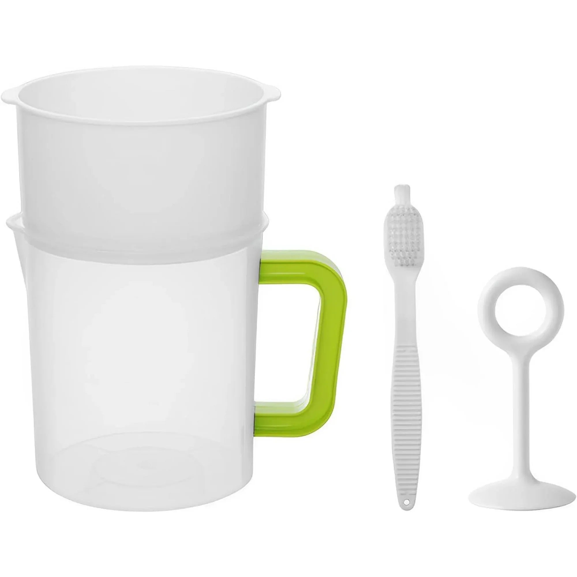 Soy Milk Juice Filter Nut Milk Bag Replacement, Reusable Food Strainer for Fruit Juice Yogurt and Nut Milk, 1.5 L