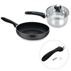 Anti Scald Pot Handle Replacement, Long Cookware Pan Grip for Saucepan Accessories