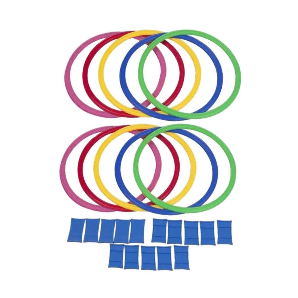 10 Pieces Agility Training Rings, Footwork Hopscotch Toy and Sensory Sports Equipment for Kids, 28 cm