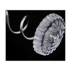 100 Pieces Clear Round Head Upholstery Spiral Nail Studs, Furniture Sofa Tack Pins and Fasteners