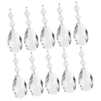 20 Pcs Clear Crystal Chandelier Prism Pendants, Hanging Ball Pendants Made of Glass, 38 mm