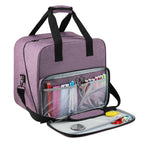 Serger Carrying Case, Universal Overlock Sewing Machine Tote Bag With Shoulder Strap and Handles