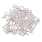 40 Count Heavy Duty Picture Hangers for Brick Concrete and Cinder Walls With Installation Pins
