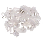 40 Count Heavy Duty Picture Hangers for Brick Concrete and Cinder Walls With Installation Pins